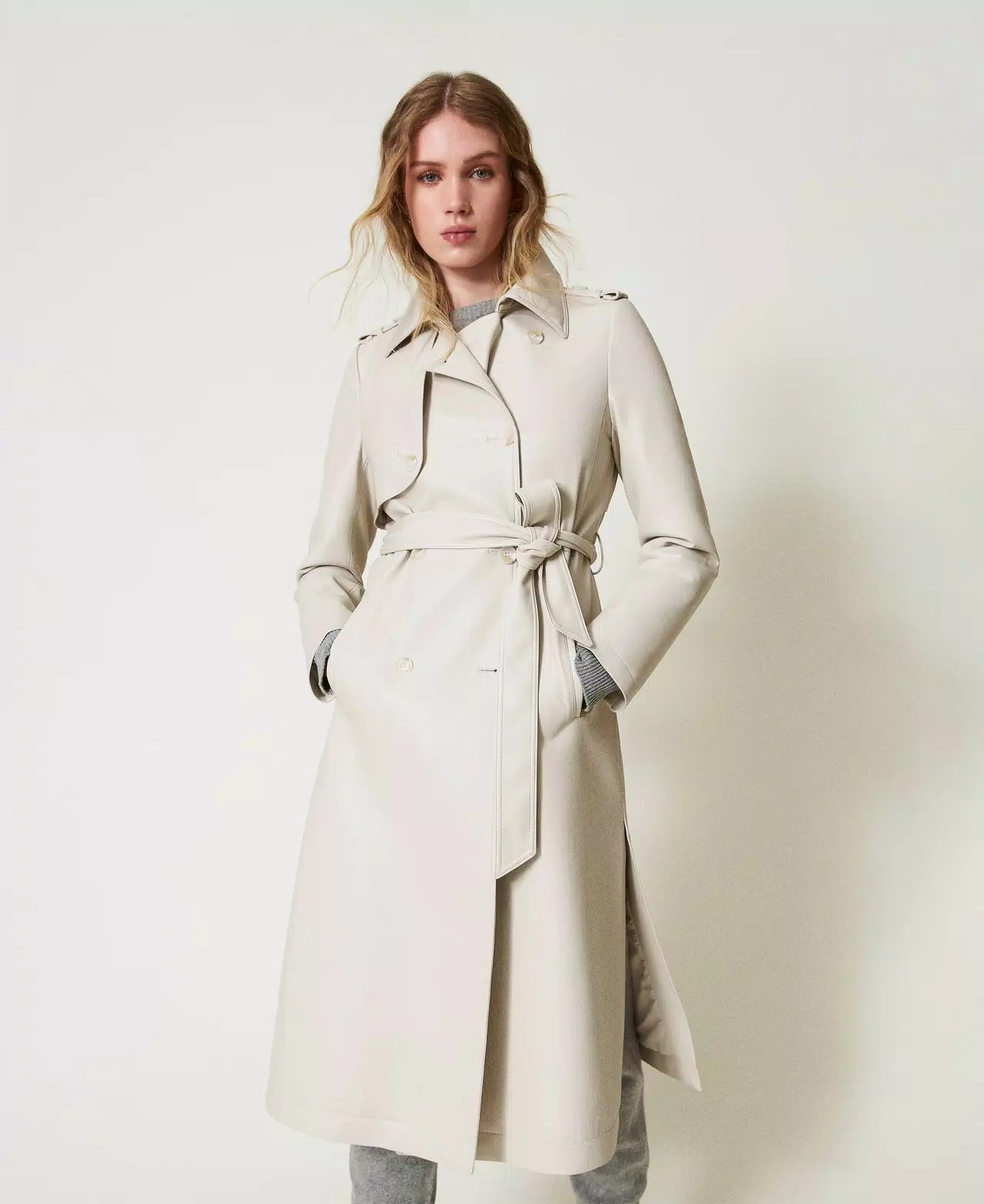 Double-Breasted Trench Coat