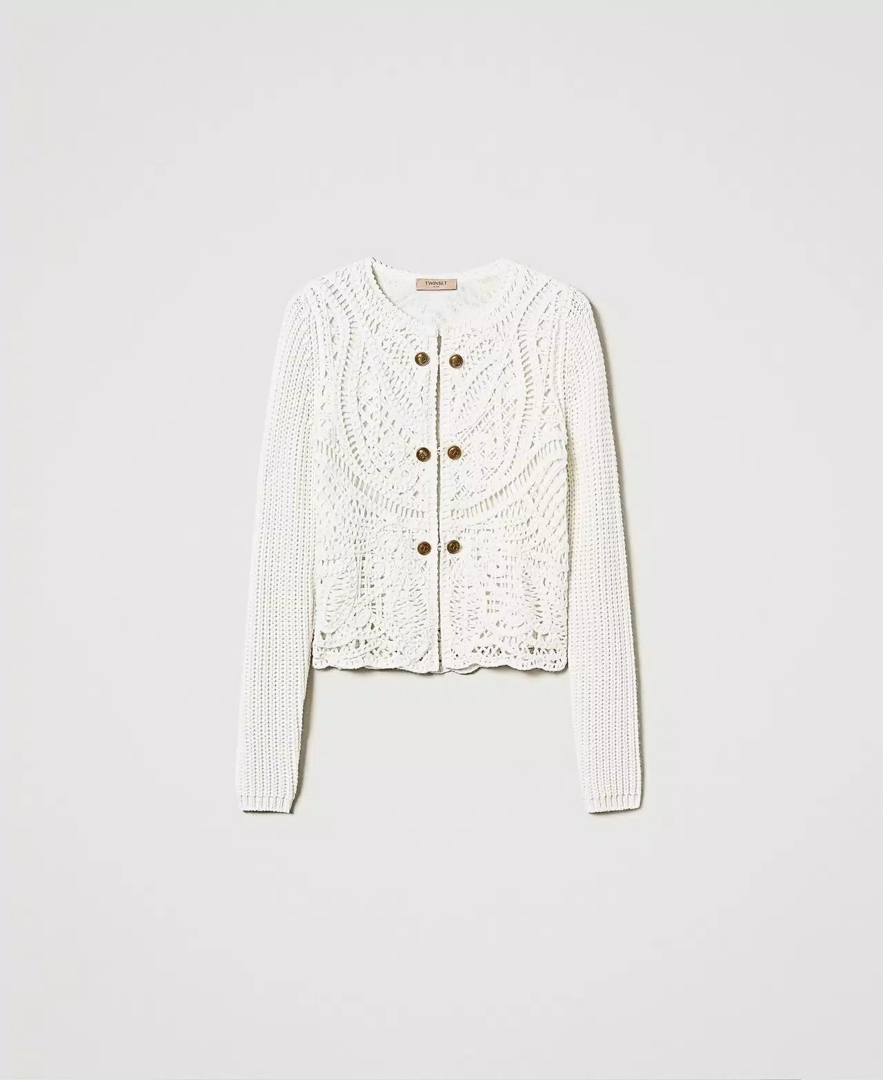 Wool Crochet Jacket