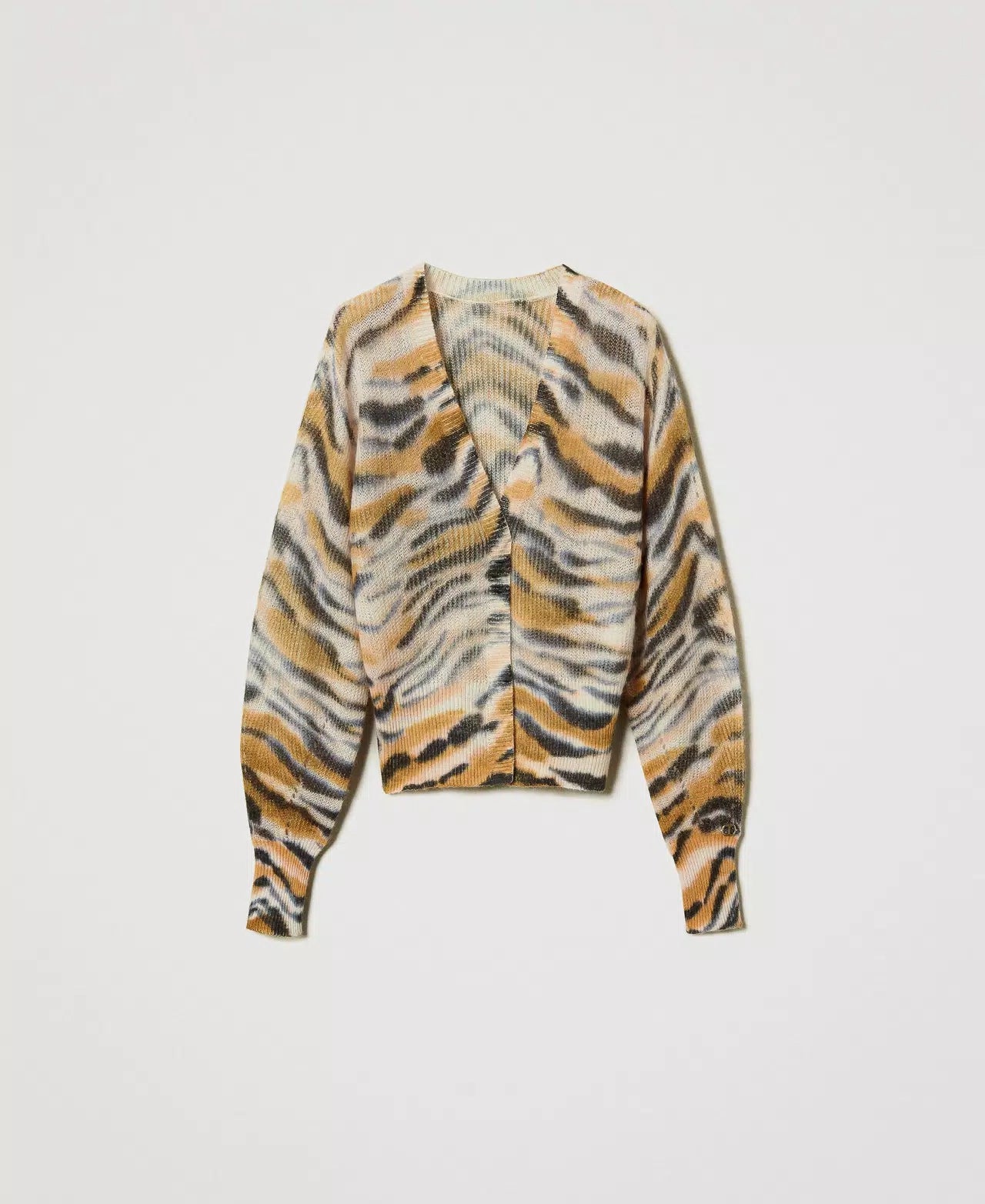 Tiger Print Cardigan