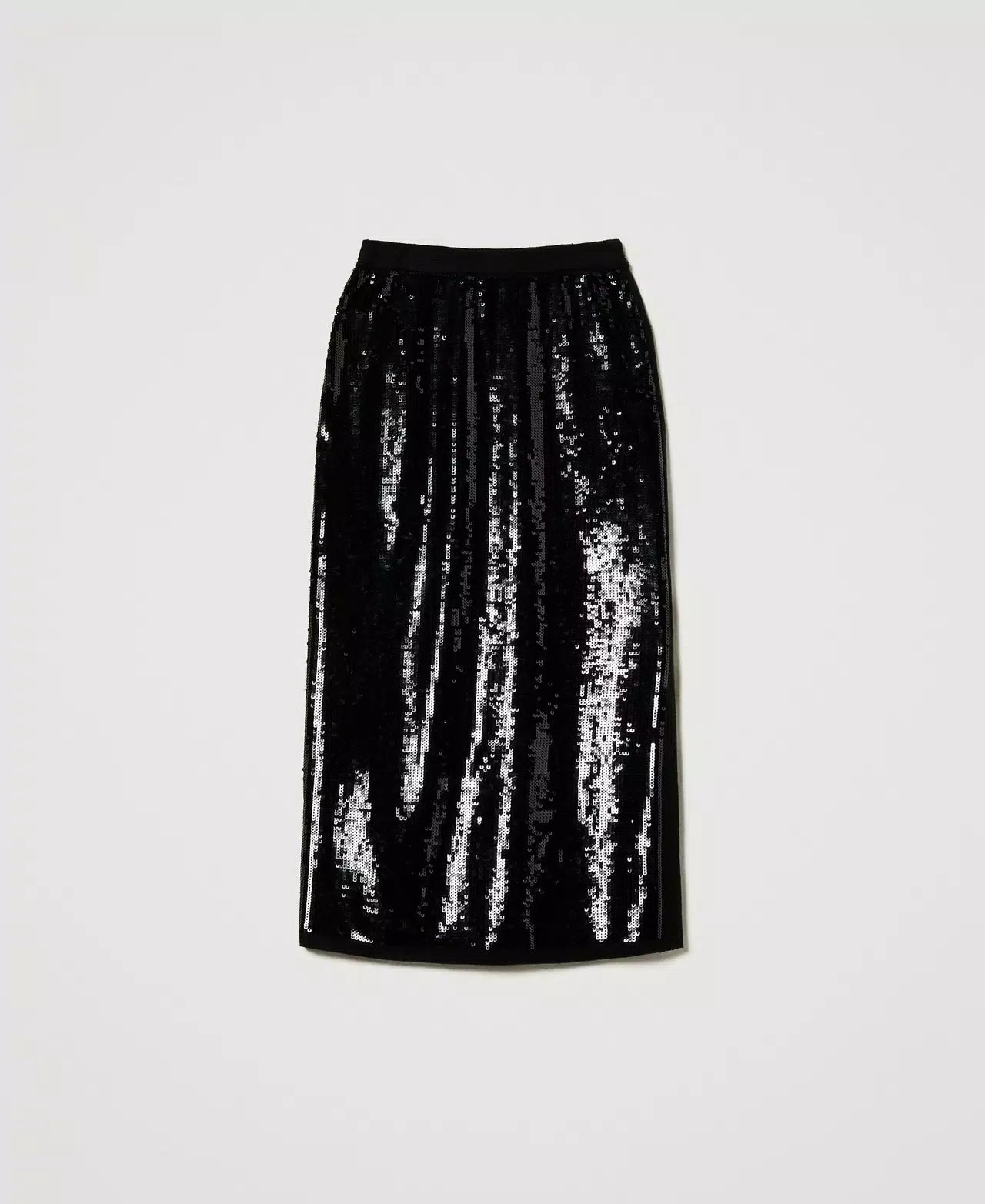 Sequin Knit Midi Skirt