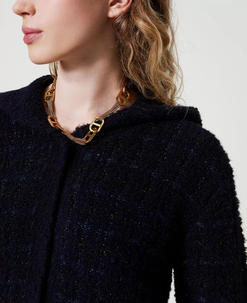 Jacquard Knit Jacket