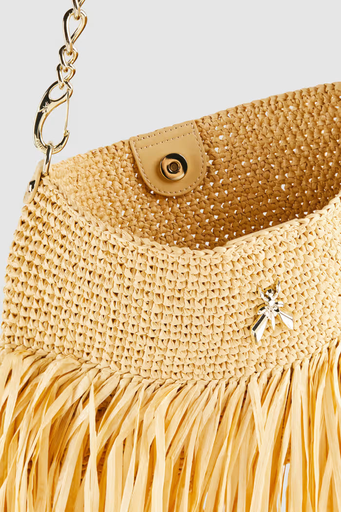 Woven shoulder bag