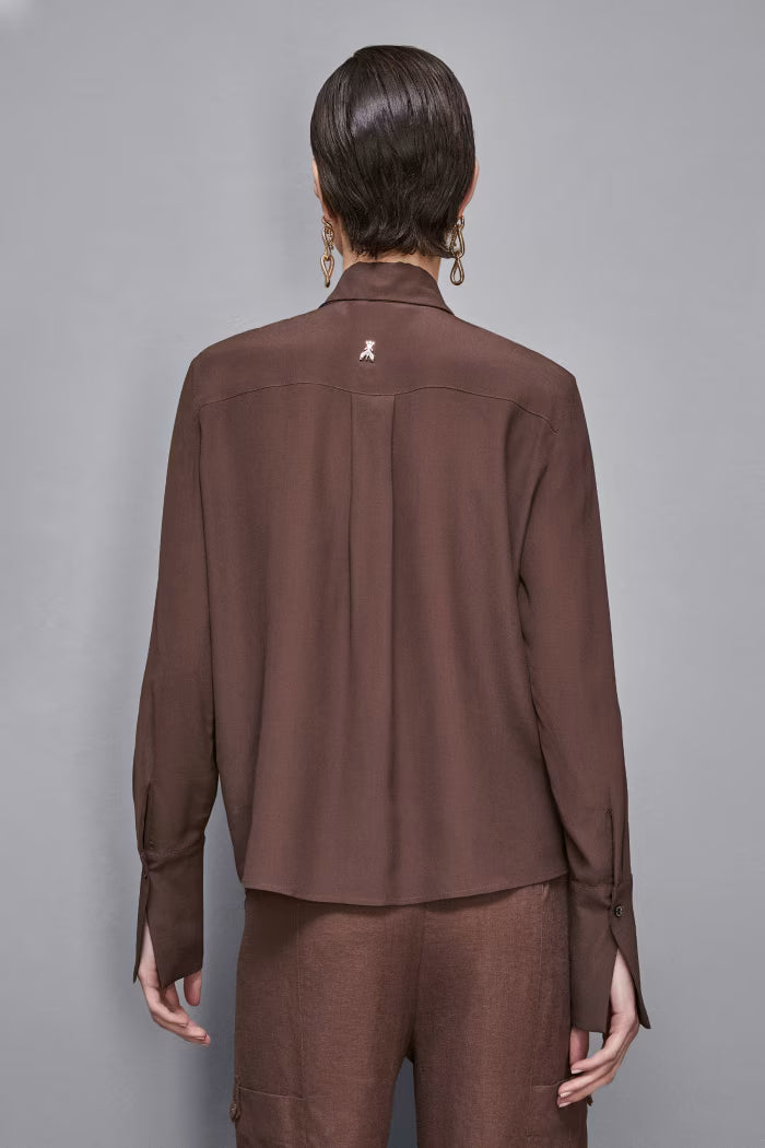 Silk blend shirt