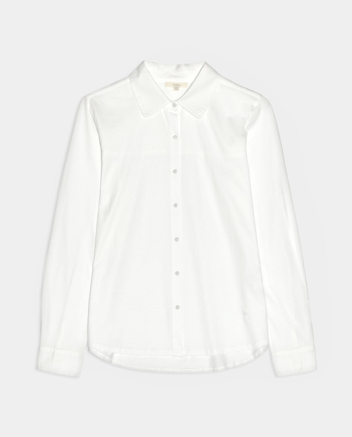 Basic 100% cotton shirt white