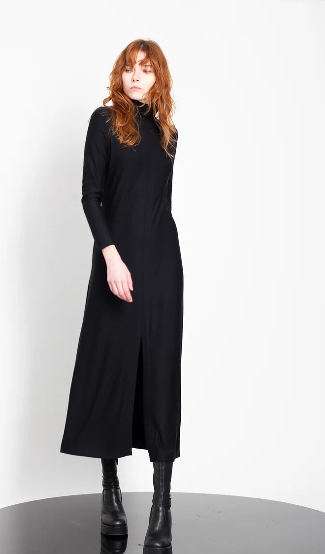 Midi Dress With Front Slit