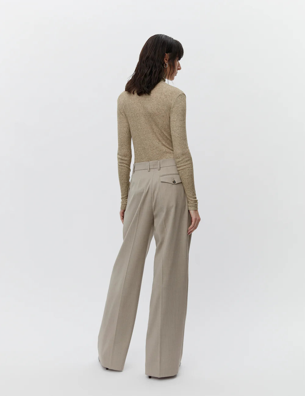 Pantalones clásicos de mezcla de lana Enzo