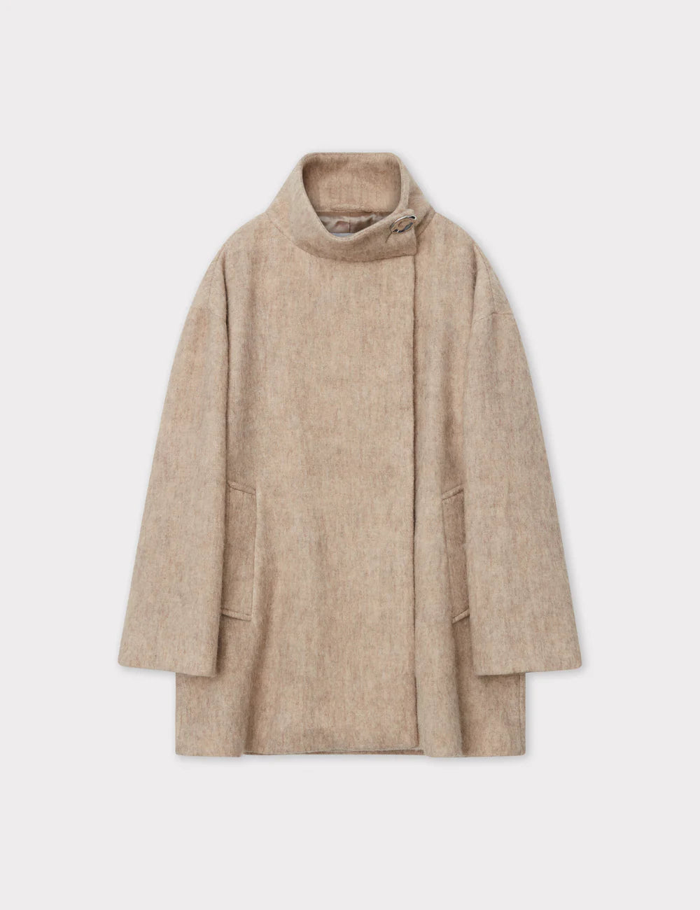 Keaton Fluffy Wool Coat