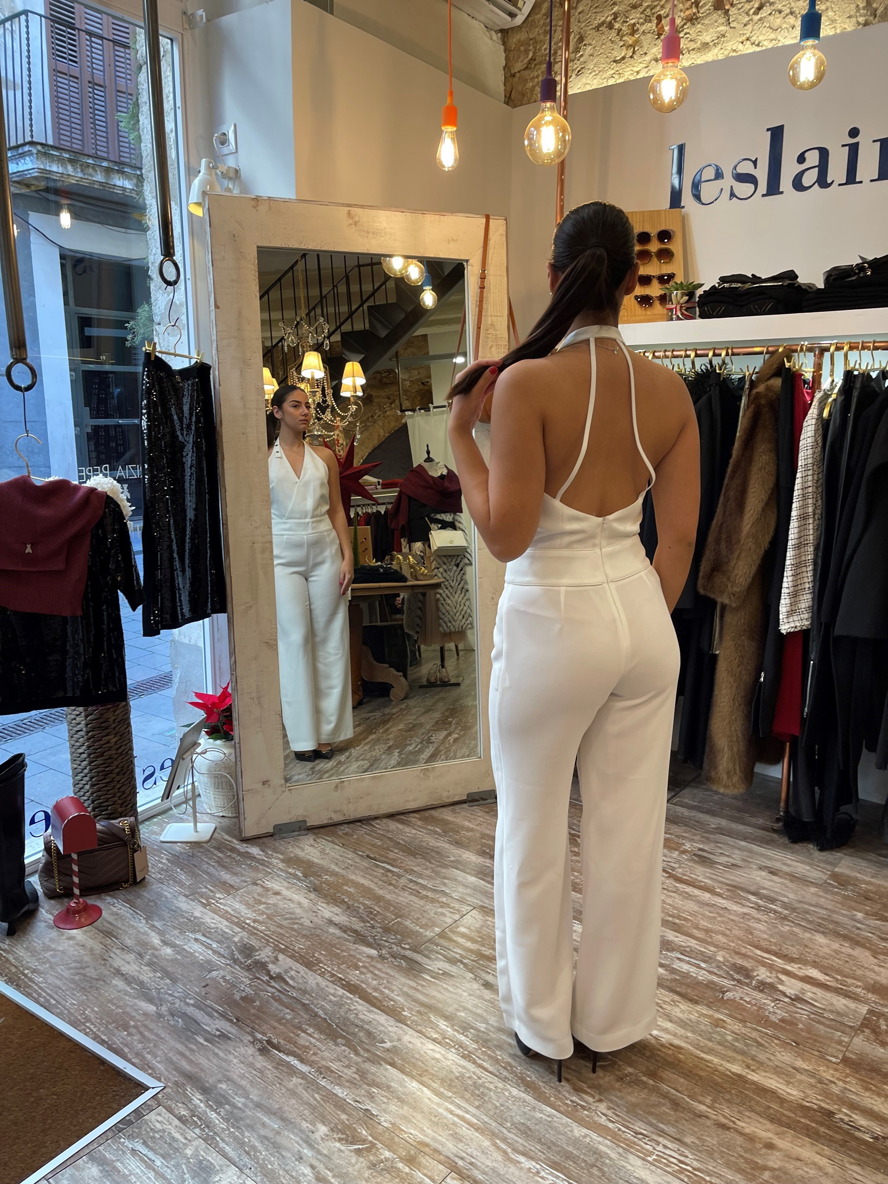 Crepe Bodysuit White