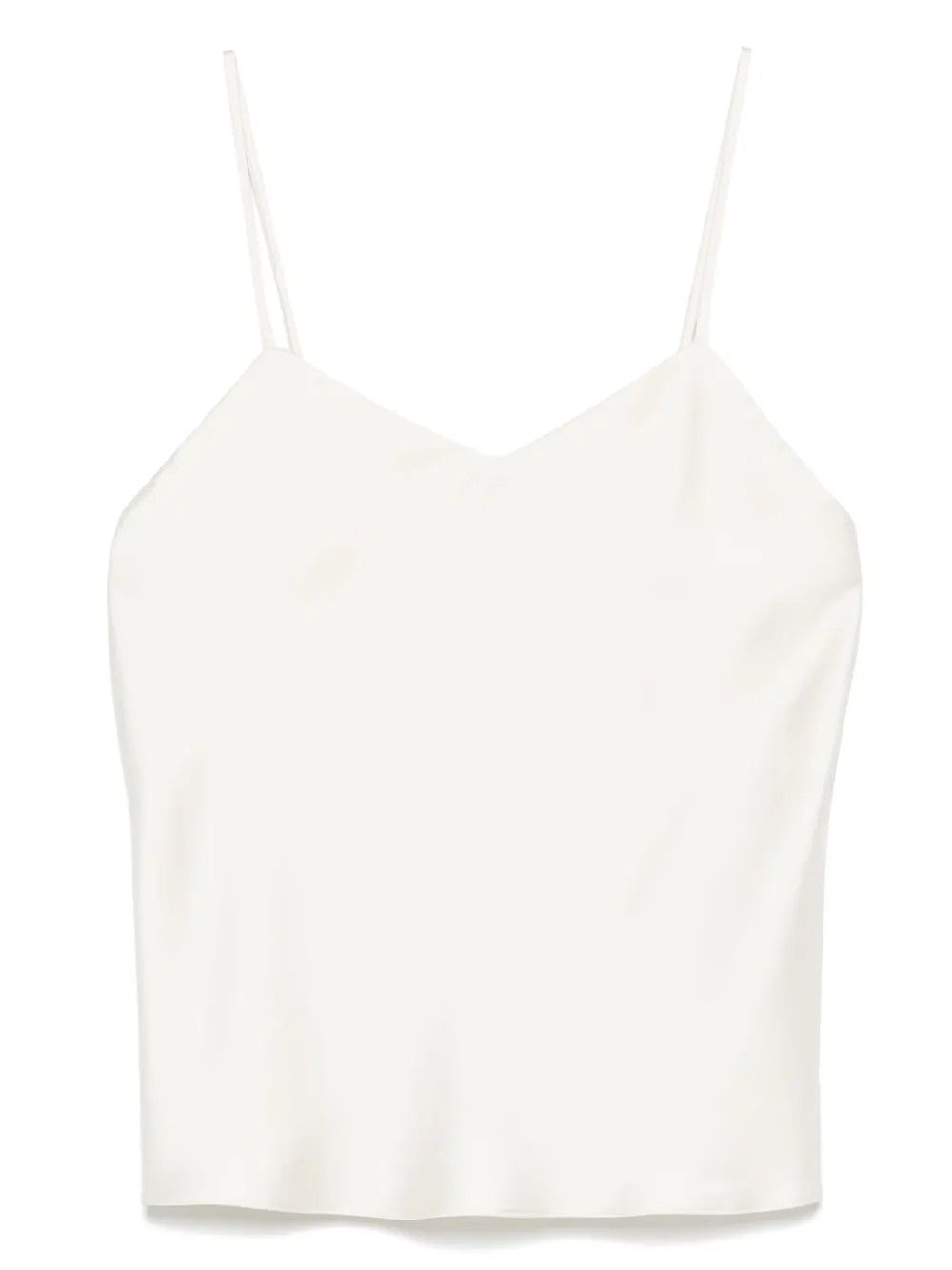 Ivory satin top