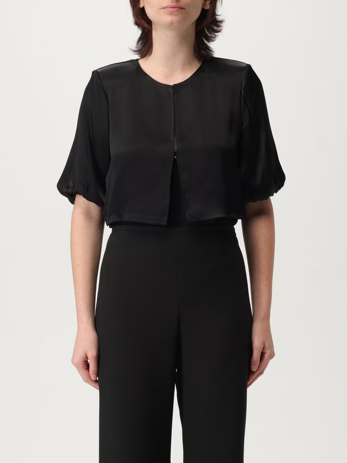 Satin shrug
